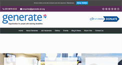 Desktop Screenshot of generate-uk.org